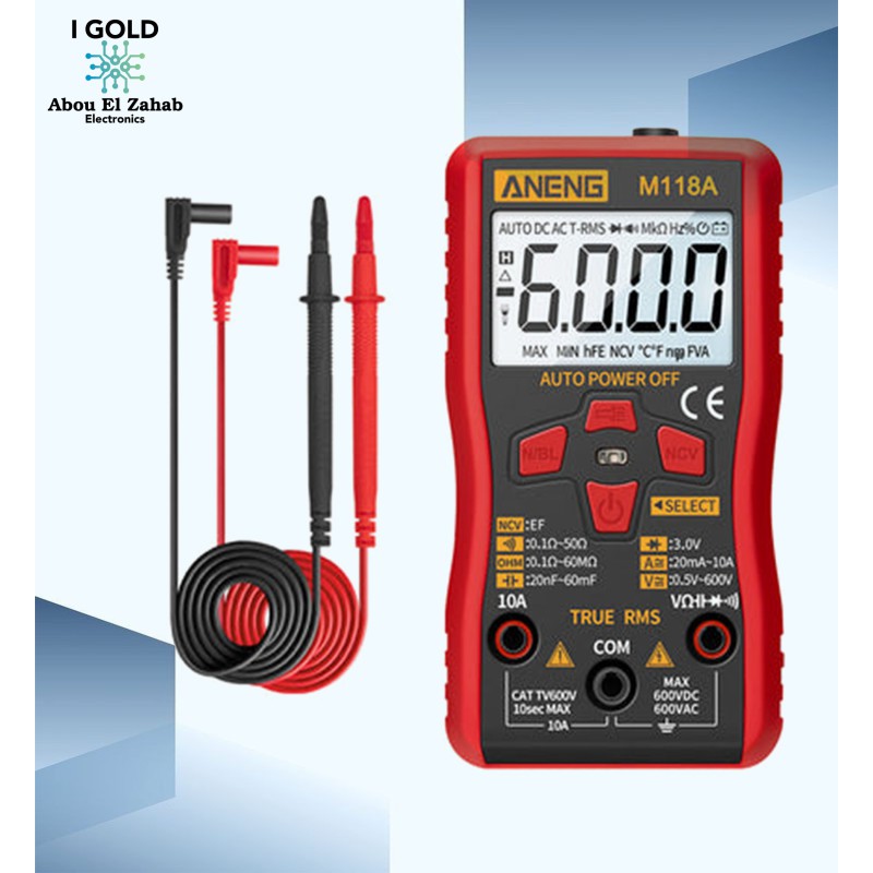 Digital Mini Multimeter Tester M118A